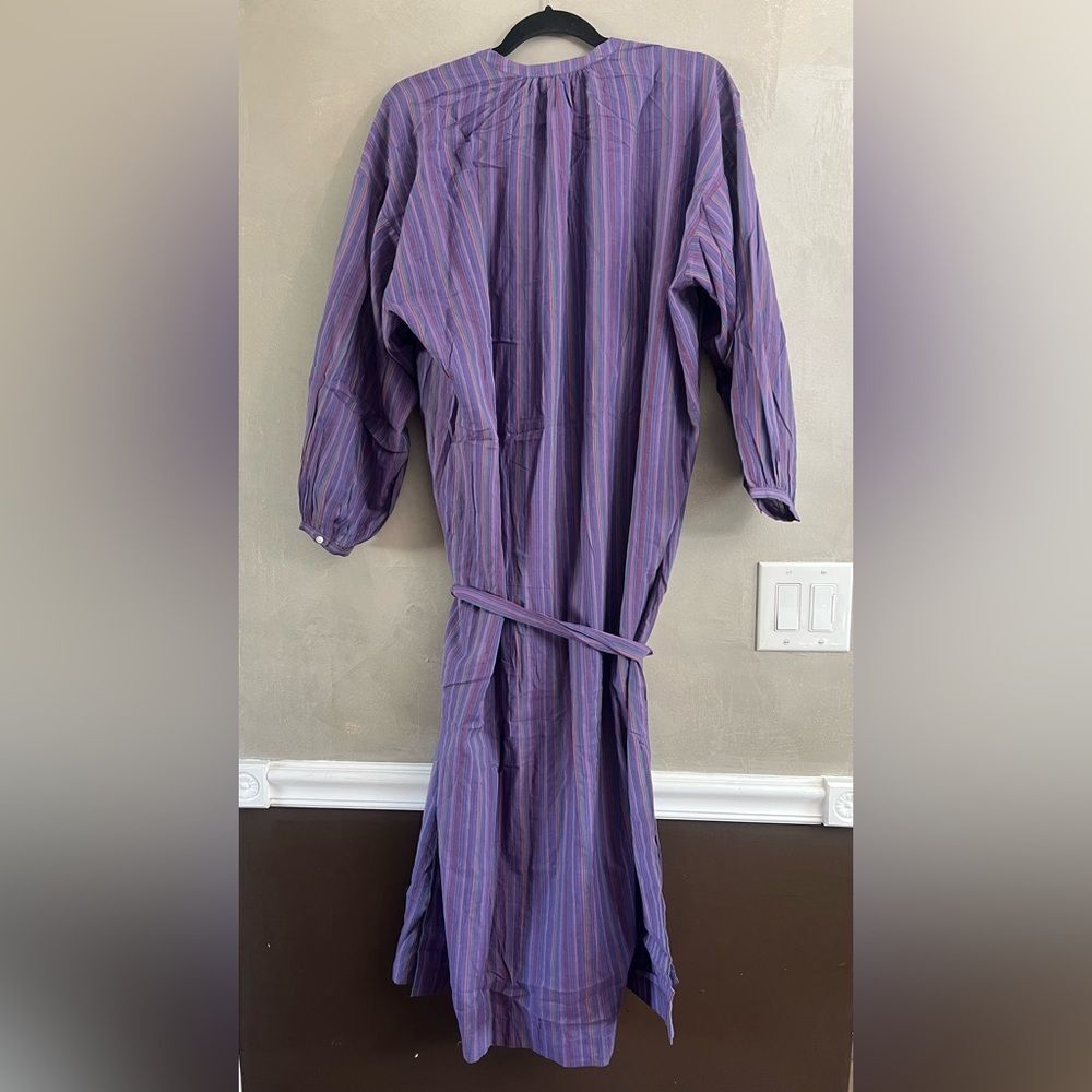Doen Joan Dress Purple Isla Stripe - Picture 9 of 10